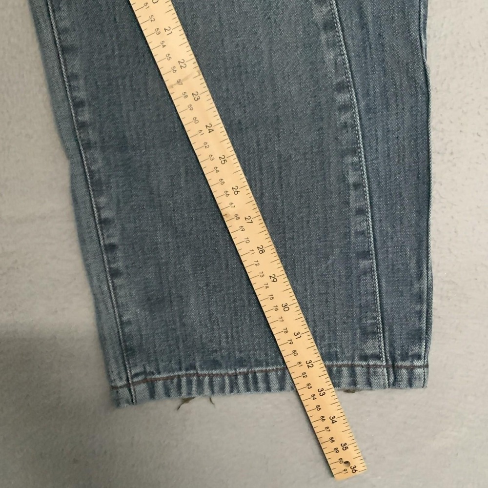 Vtg PHAT FARM Jeans Mens 38x33 Wide Leg Baggy Double Seam Loop Skater Streetwear - Picture 10 of 15